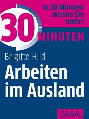 cover image of 30 Minuten Arbeiten im Ausland